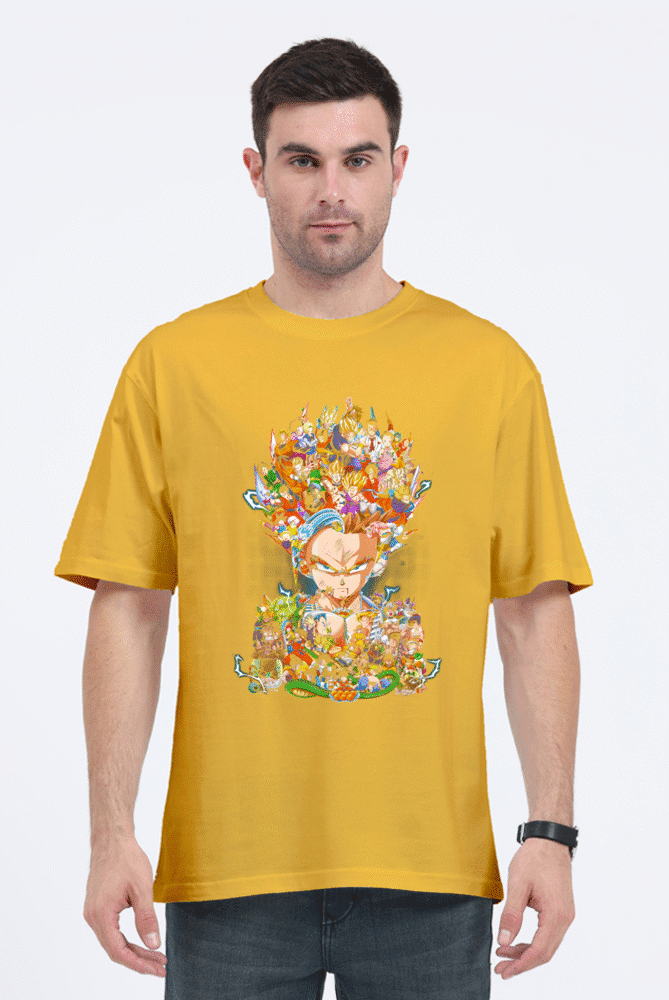 Official Dragon Ball Z Gohan T-Shirt with collage art