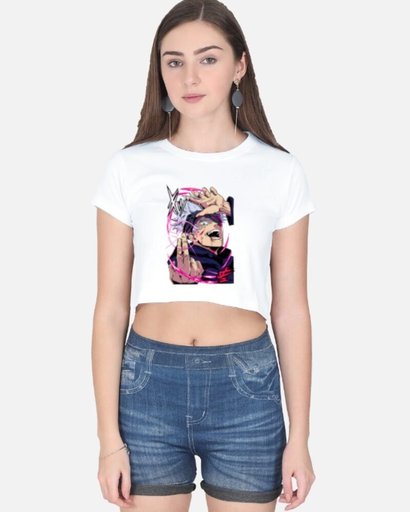 Official Jujutsu Kaisen Gojo Crop Top for women