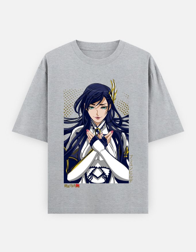 Official Record of Ragnarok Brunhilde T-Shirt with elegant Valkyrie graphic