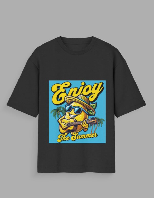 enjoy the summer graphic t shirt oversized
