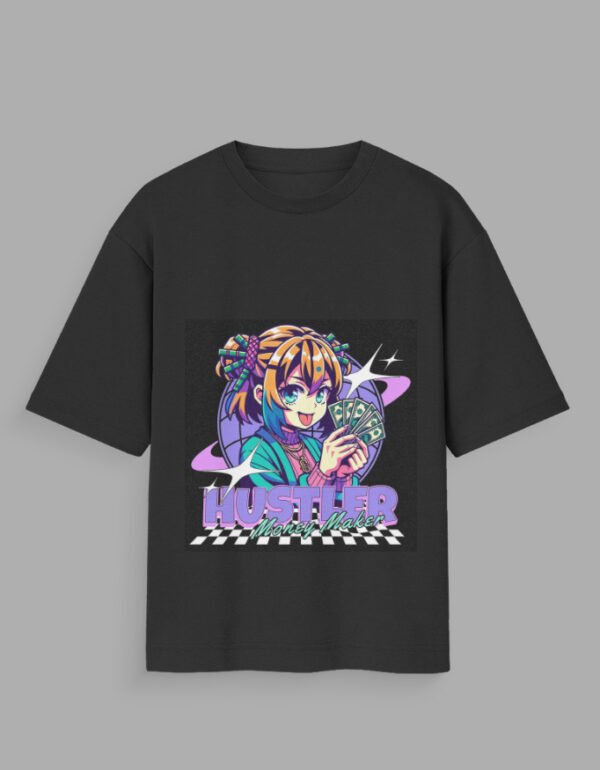 hustler money maker graphic t shirt