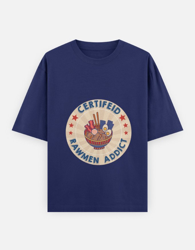 certified ramen addict oversized t shirt certified ramen addict oversized t shirt
